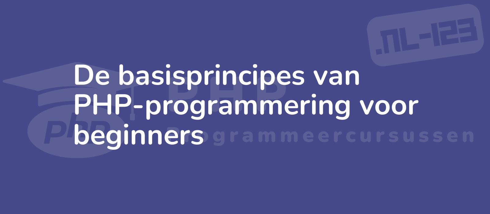 simple and engaging image depicting php programming basics for beginners with a clean and modern design 8k resolution
