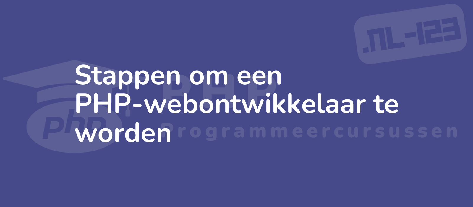 step by step guide to becoming a php web developer featuring a professional coder working on a computer minimalist design 4k resolution